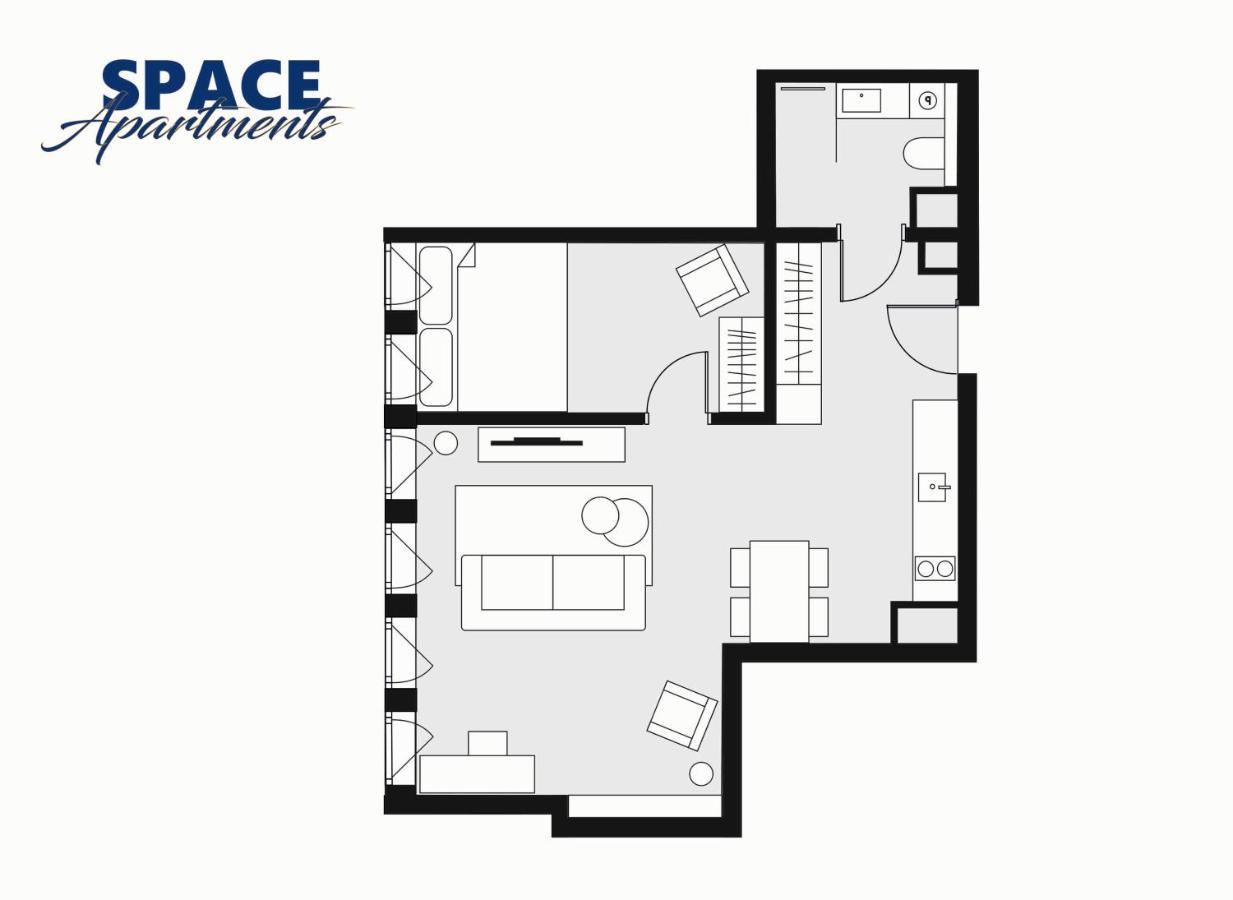 Space Apartments Szczecin Buitenkant foto